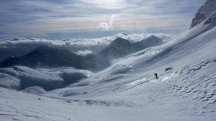 Ski touring and backcountry skiing in Julian Alps - Slovenia