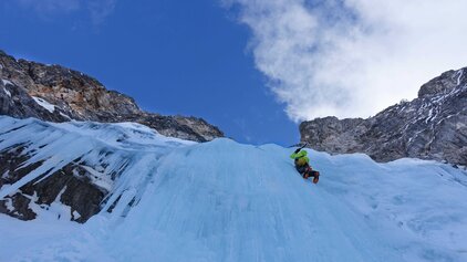 Ice climbing in Julian Alps - Slovenia