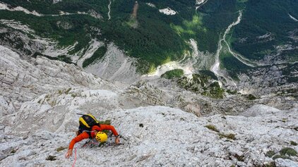 Rock climbing Julian Alps - Slovenia